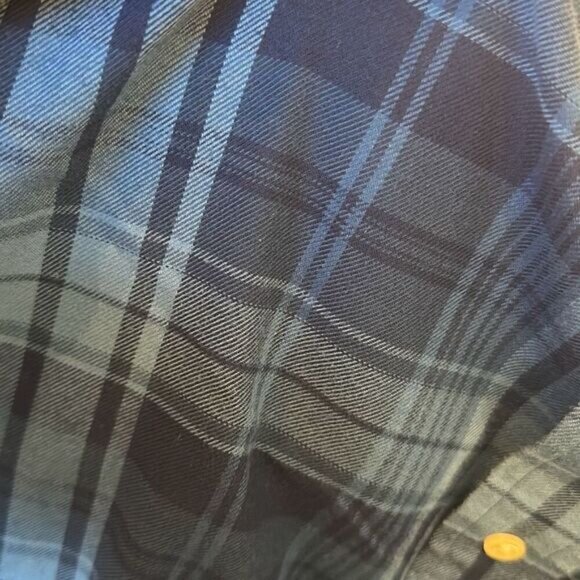 Ralph Lauren Classic Fit Performance Flannel Shirt Blue S Button Long Sleeve - Picture 6 of 6